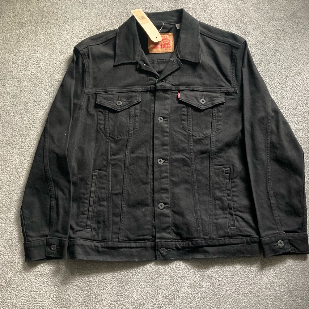 Levi's Black Denim Jacket for Men